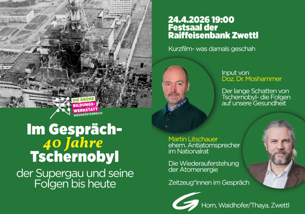 Flyer 40 Jahre Tschernobyl