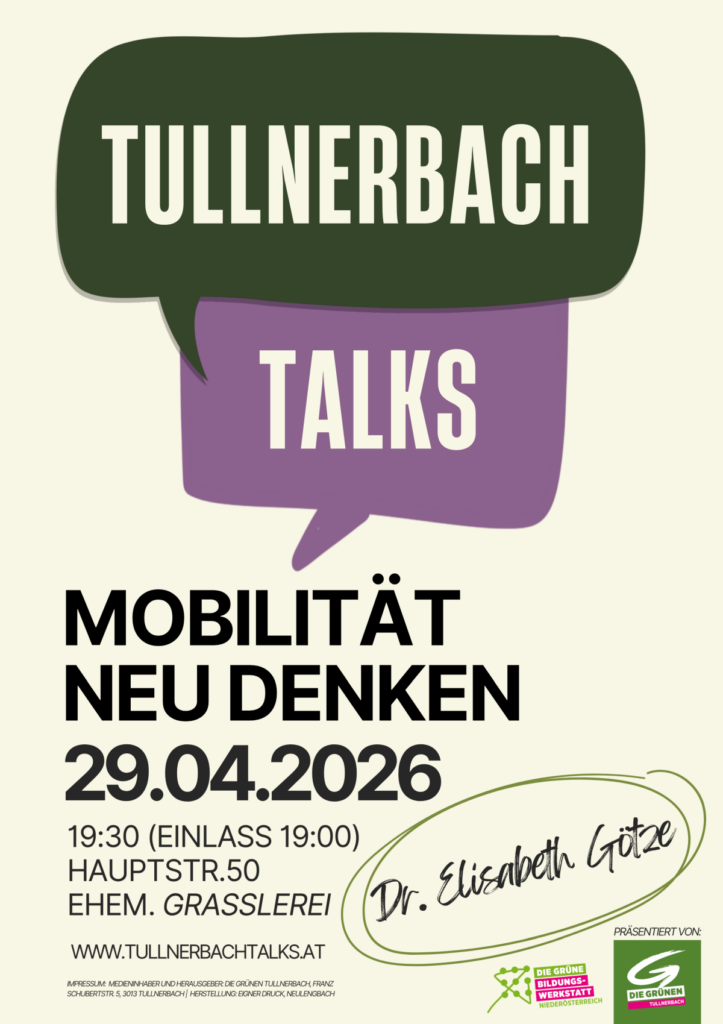 Mobilität neue denken mit Elisabeth Götze in Tullnerbach