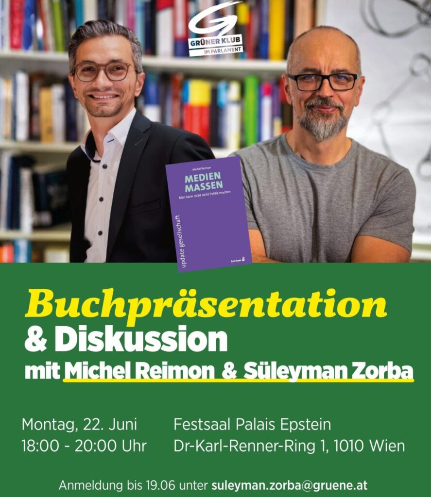 Reimon und Zorba mit Buch Medien Massen