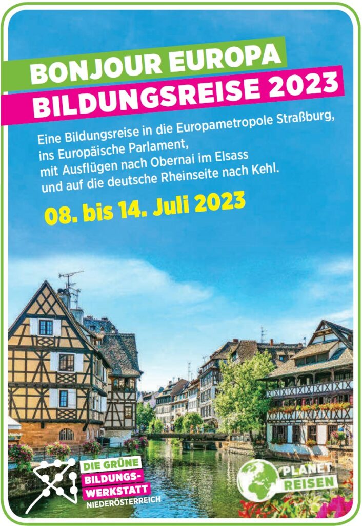 Cover der Broschüre Bildungsreise Straßburg 2023